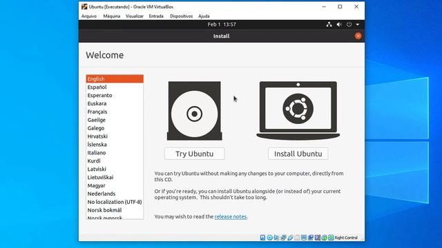 VM Virtual Box Oracle Instalando o Ubuntu em uma Máquina Virtual no Windows 10 смотреть онлайн