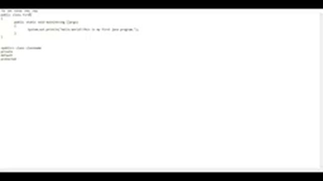 Getting started with First Java Program смотреть онлайн