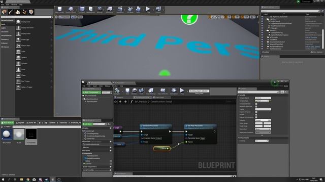 UE4 - Tutorial - Blueprint Particle Parameters (Request!) смотреть онлайн