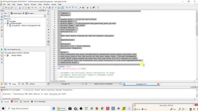 Practicals - 1 : XILINX ISE 14.7 WIN10 Installation Configuration & TOOL FLOW