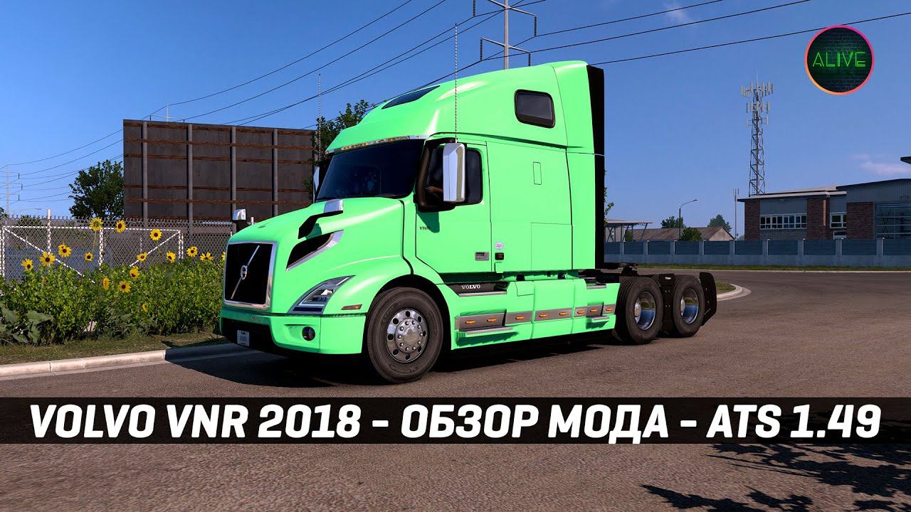 VOLVO VNR 2018 (FRANK_PERU) - ОБЗОР МОДА #ATS 1.49 смотреть онлайн