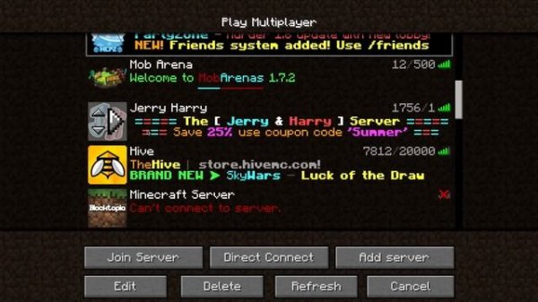 How to join Minecraft Servers Tutorial / Hypixel / Mineplex / Hive / Party Zone / Disney World