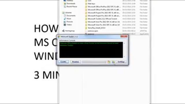 How TO Crack windows 7 and ms office 2013 In 3 Minutes ?for free! смотреть онлайн