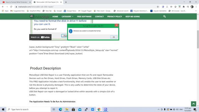 100% Solved Pen Drive Write Protection Error | Disable Write Protection on SD Card by 2 Methods смотреть онлайн