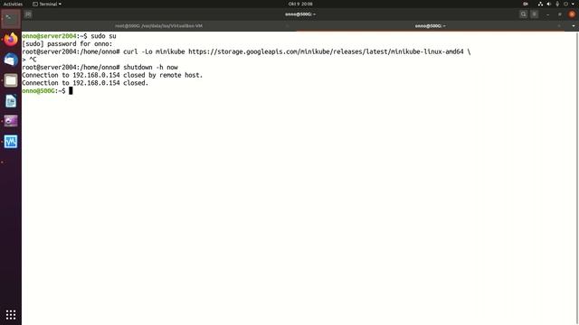 2021009 instalasi minikube kubernetes mini di Ubuntu 20.04.1 смотреть онлайн