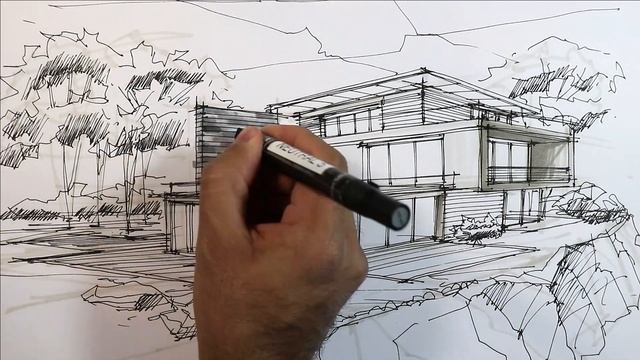 Architecture sketching house 18 смотреть онлайн