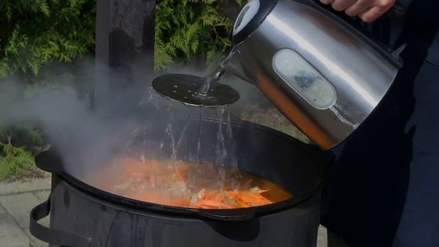 Плов в казане, на огне ? | Рецепт Picnik.by смотреть онлайн