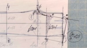 Построение брюк.Часть 2. Задняя половинка.