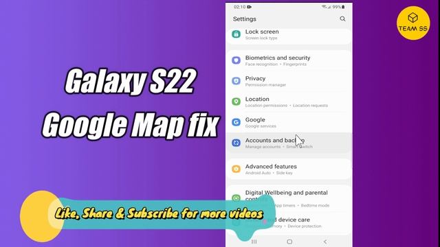 Samsung S22 Google Map Problem Fix || Samsung Map Not working смотреть онлайн