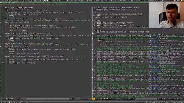 Making Diablo clone in LISP: GUI DSL смотреть онлайн