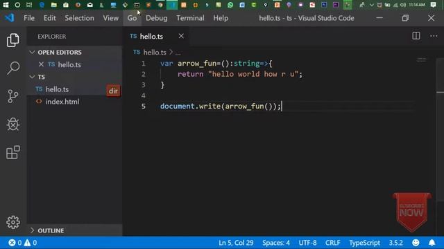Typescript Tutorials in Hindi part 07 | Arrow Function | in Hindi/Urdu смотреть онлайн