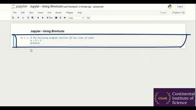 Using Jupyter Shortcuts-Python for Beginners смотреть онлайн