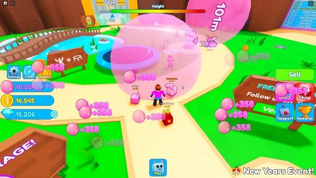 НОВЫЙ СИМУЛЯТОР ЖВАЧКИ В РОБЛОКС! BUBBLE GUM CLICKER ROBLOX смотреть онлайн