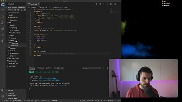 Vue.JS #01 - Postavljanje projekta смотреть онлайн