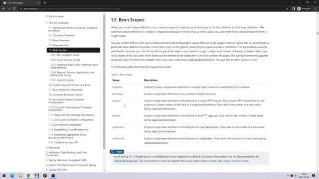 [Spring v6] Bean scope смотреть онлайн