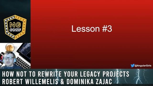 How NOT to rewrite your legacy projects | Robert & Dominika | Lightning Talks 2021 #ngconf смотреть онлайн