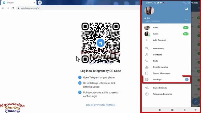 How to Use Telegram Web | How to Open Telegram Web in Laptop смотреть онлайн