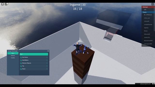 Roblox Jenga Script - Win Game | No Kill Brick | Fly & More смотреть онлайн
