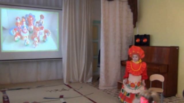 Роспись дымковской барышни смотреть онлайн