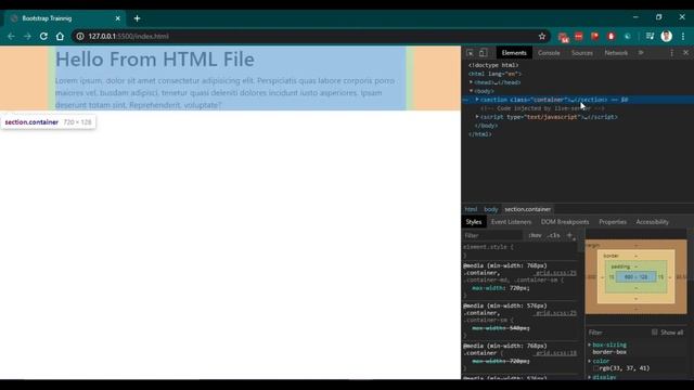2 - ( Bootstrap 4 Tutorial ) Container | Container Fluid смотреть онлайн