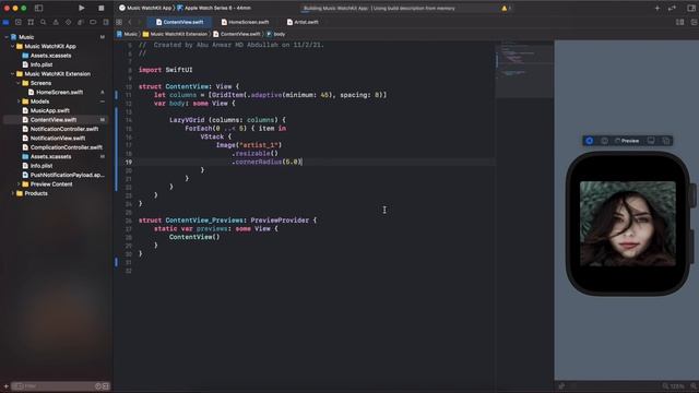 Music App UI for Apple Watch - SwiftUI - Speed Code смотреть онлайн