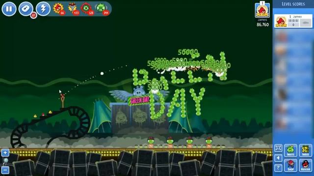 Angry Birds Friends Facebook, Green Day, Golden Heart Grenade #2 BONUS (Location and Level) смотреть онлайн