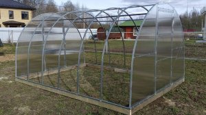 Установка теплицы 3х4 метра.