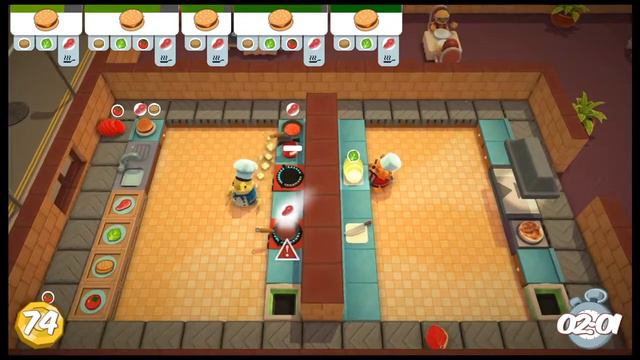 【Overcooked Gourmet Edition】Level 2-3 смотреть онлайн