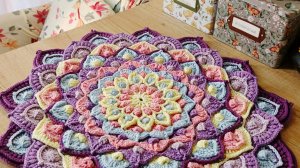 2. Вязание. Крючок. Салфетка Астерия 2 ряд. Схемы вязания.mp4