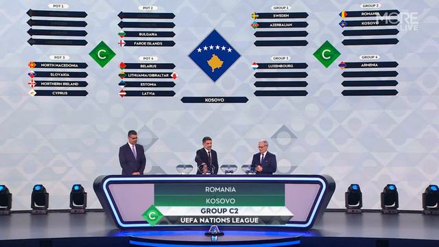 𝐋𝐈𝐕𝐄! 🚨 UEFA Nations League Draw