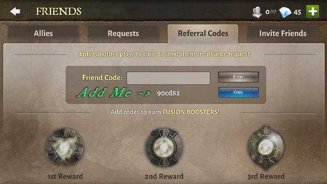 Dungeon Hunter 5 - Friend Code Exchange (iOS/Android) смотреть онлайн