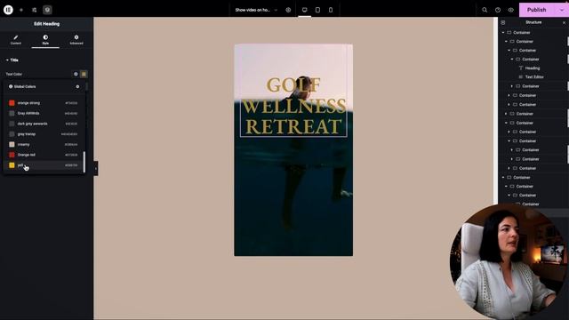 SHOW VIDEO ON HOVER - Elementor Wordpress Tutorial Flex Container смотреть онлайн