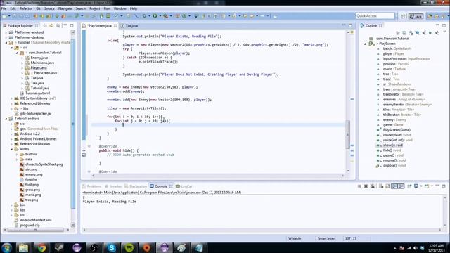 Android Game Development in Java - Part 10: Generating Terrain смотреть онлайн