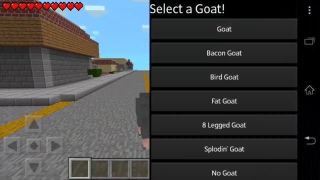 [Обзор мода] - Goat Simulator - Minecraft Pocket Edition [HD] смотреть онлайн