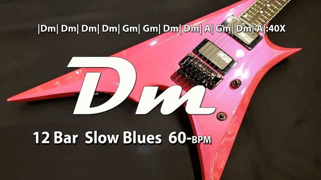 12 Bar Slow Blues in D-minor |Pentatonic| F-major 60 BPM 12/8 Backing Track Jam смотреть онлайн