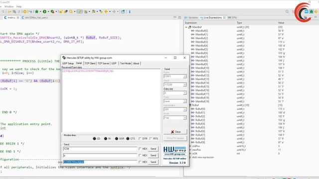 STM32 UART DMA and IDLE LINE || Receive unknown length DATA смотреть онлайн