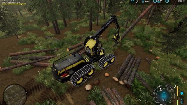 FS22?Nordgrad ?Episode 12?Logging?Ponsse Scorpion king?Patch Version: 1.9.1.0 - bad update смотреть онлайн