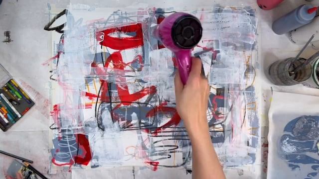 Quick & Easy Abstract Painting Warm Up Exercise / Art Tutorial For Beginners & Experienced Artists