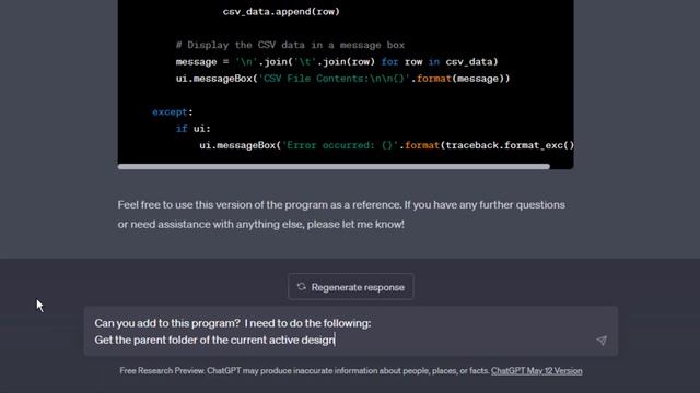 Using ChatGPT and Fusion 360 API to Create a Script | How To Make A Script for Fusion with GPT3.5 смотреть онлайн