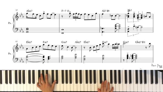 My Funny Valentine/ Jazz Solo Piano Project / Download for free transcription/ arr.HansPiano смотреть онлайн