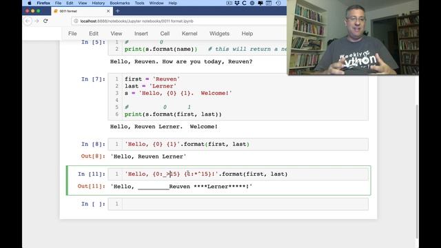 Python standard library: Formatting strings смотреть онлайн