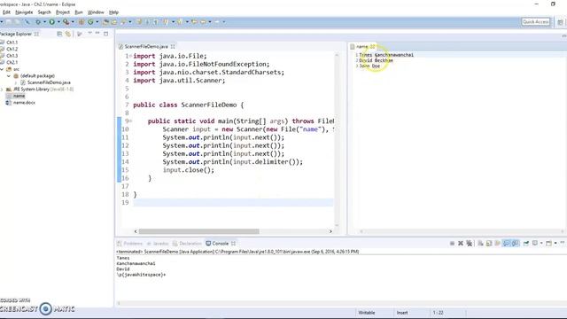 Chapter2 1 CSC200 Scanner Delimiter смотреть онлайн
