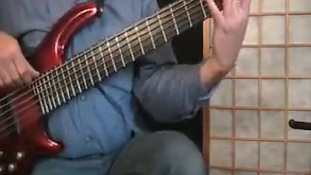 Six string bass Em G pentatonic with diagrams смотреть онлайн