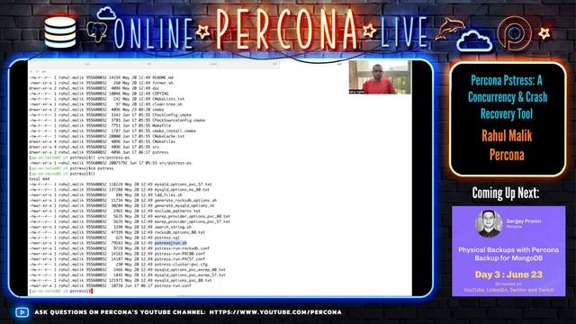 Percona Pstress: A Concurrency and Crash Recovery Testing Tool to Test MySQL - Rahul Malik - Percon смотреть онлайн