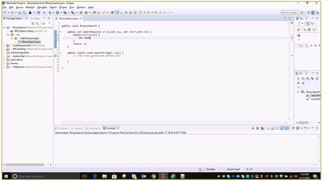 Binary Search in Java, By Nagaraj Shinde смотреть онлайн