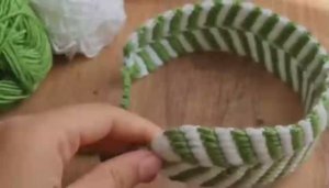 Повязка на голову - Вязание крючком