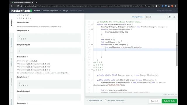 HackerRank - Minimum Swaps 2 смотреть онлайн