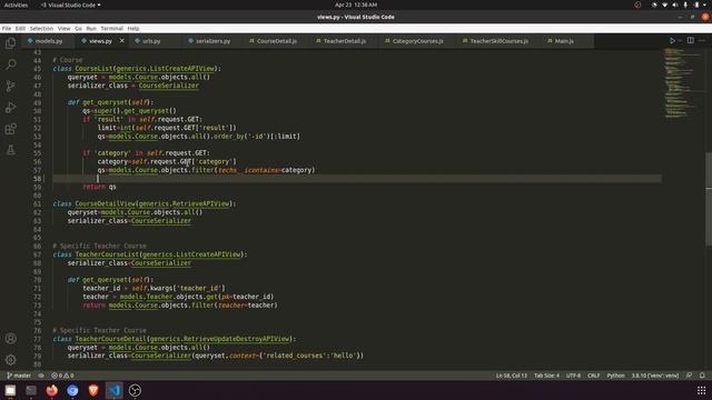 Django ReactJs LMS #46||Teacher courses acccrding to skills||Django Rest Framework||DRF Live Projec смотреть онлайн