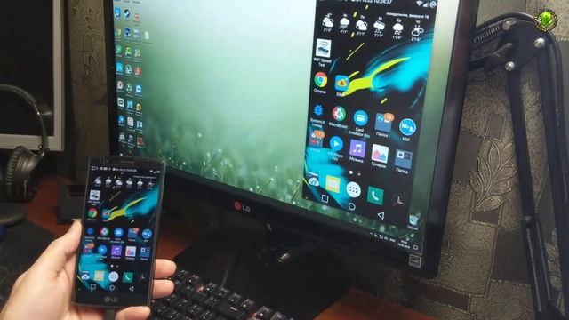 Передача изображения с Android на ПК и управление мышкой и клавиатурой через ADB смотреть онлайн