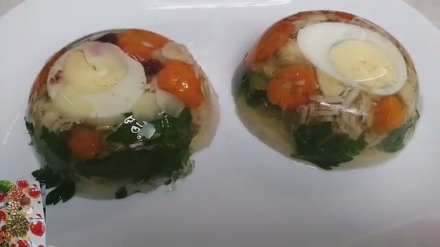 Заливное из курицы смотреть онлайн